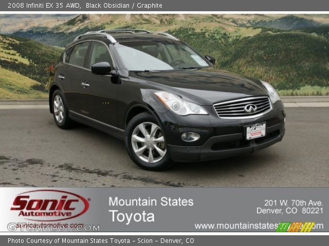 2008 Infiniti EX 35 AWD in Black Obsidian