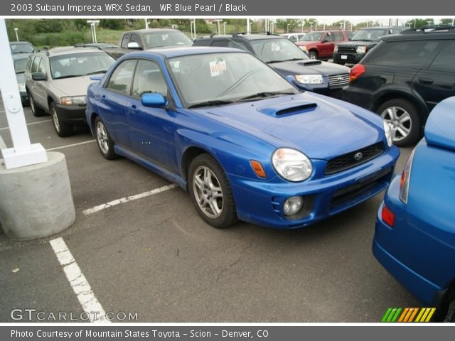 2003 Subaru Impreza WRX Sedan in WR Blue Pearl