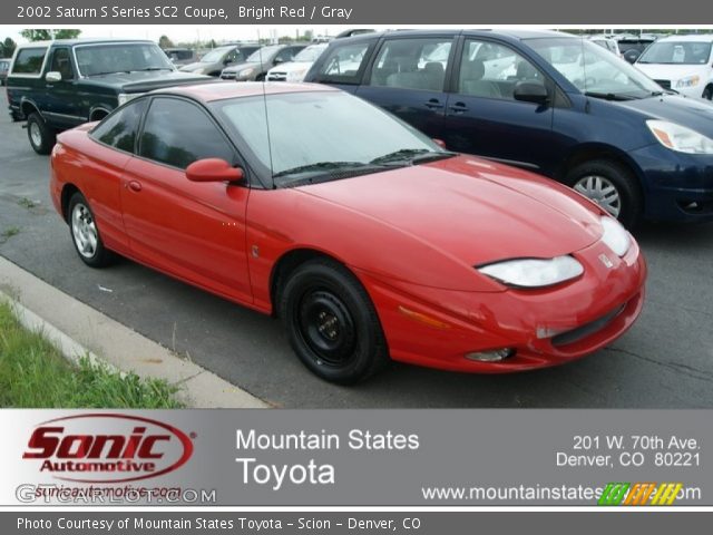 2002 Saturn S Series SC2 Coupe in Bright Red
