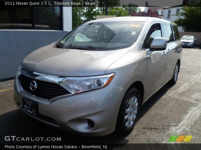 2011 Nissan Quest 3.5 S in Titanium Beige