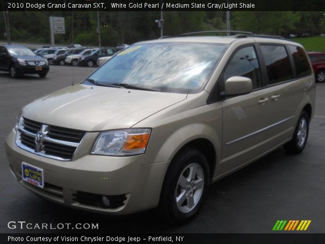 2010 Dodge Grand Caravan SXT in White Gold Pearl