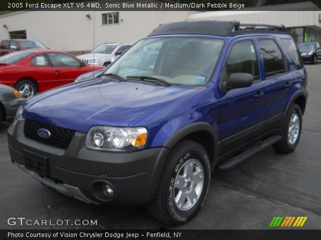 2005 Ford Escape XLT V6 4WD in Sonic Blue Metallic