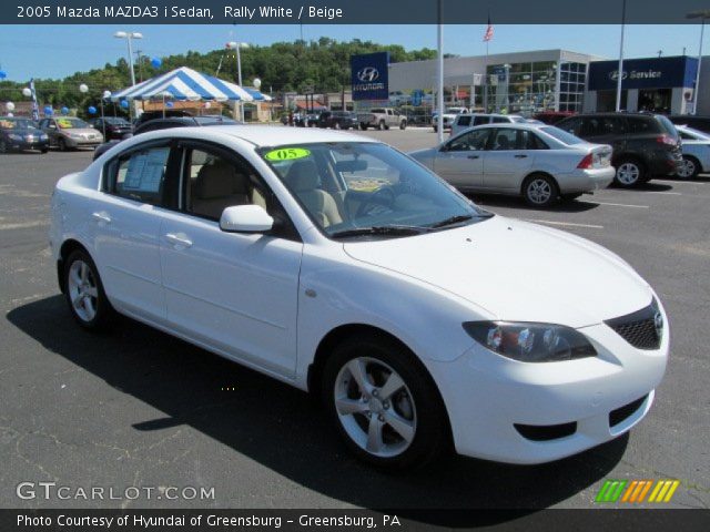 2005 Mazda MAZDA3 i Sedan in Rally White