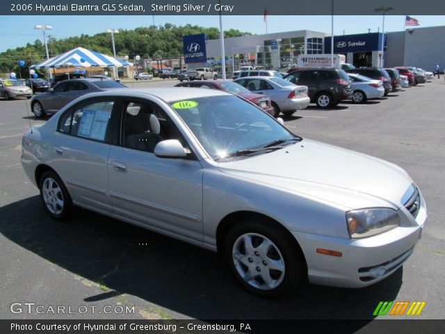 2006 Hyundai Elantra GLS Sedan in Sterling Silver