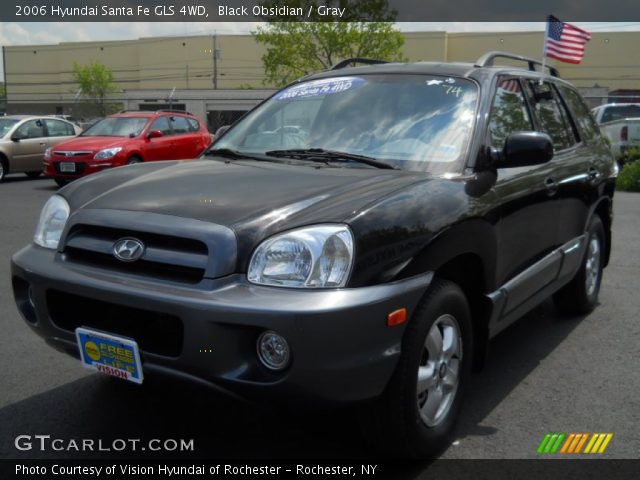 2006 Hyundai Santa Fe GLS 4WD in Black Obsidian