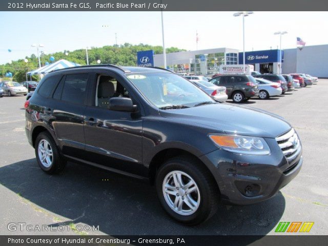 2012 Hyundai Santa Fe GLS in Pacific Blue Pearl