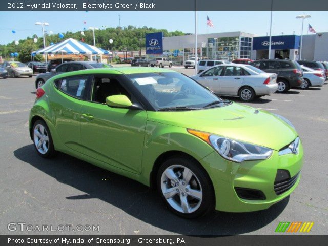 2012 Hyundai Veloster  in Electrolyte Green