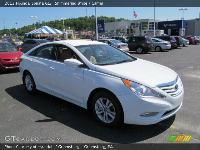 2013 Hyundai Sonata GLS in Shimmering White