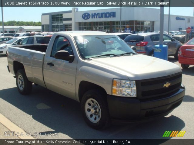 2008 Chevrolet Silverado 1500 Work Truck Regular Cab in Silver Birch Metallic