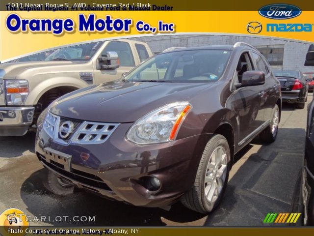 2011 Nissan Rogue SL AWD in Cayenne Red
