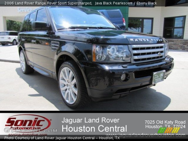 2006 Land Rover Range Rover Sport Supercharged in Java Black Pearlescent