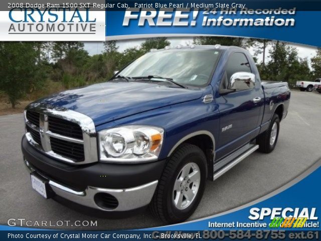 2008 Dodge Ram 1500 SXT Regular Cab in Patriot Blue Pearl