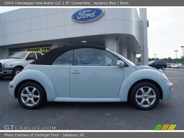2004 Volkswagen New Beetle GLS 1.8T Convertible in Aquarius Blue
