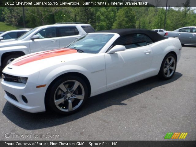2012 Chevrolet Camaro SS/RS Convertible in Summit White