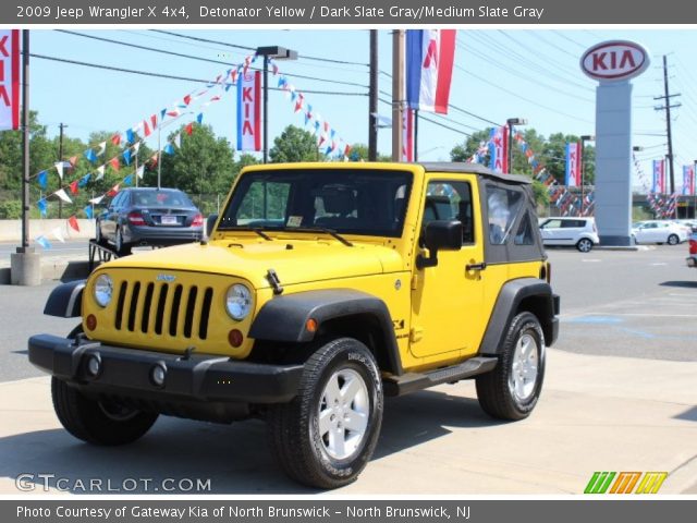 2009 Jeep Wrangler X 4x4 in Detonator Yellow