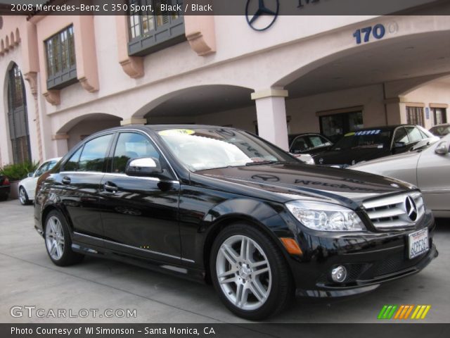 2008 Mercedes-Benz C 350 Sport in Black