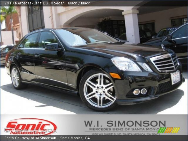 2010 Mercedes-Benz E 350 Sedan in Black