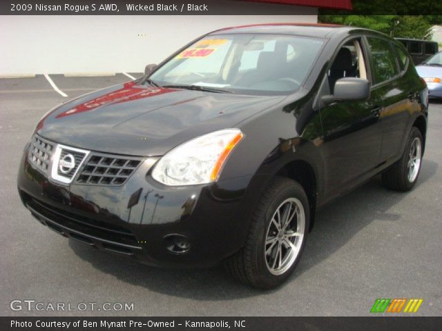2009 Nissan Rogue S AWD in Wicked Black