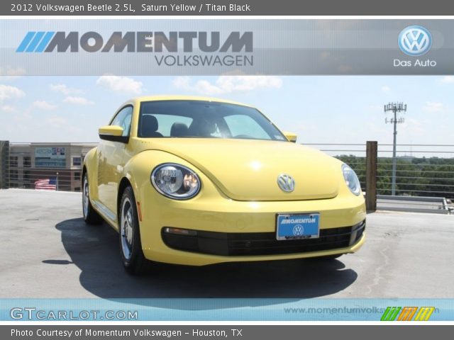 2012 Volkswagen Beetle 2.5L in Saturn Yellow