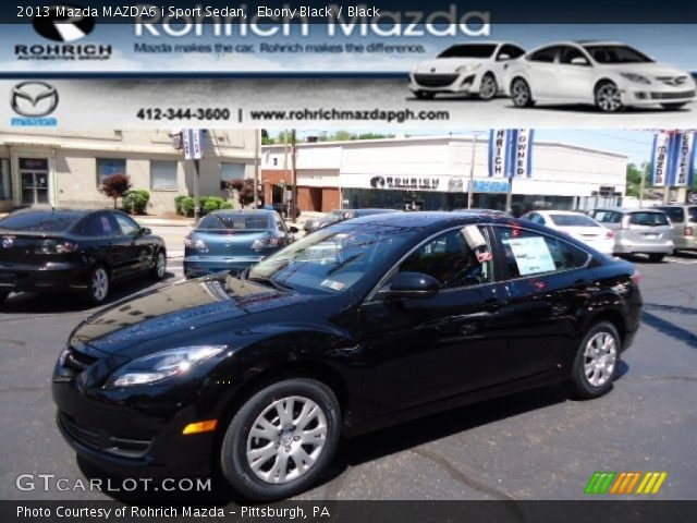 2013 Mazda MAZDA6 i Sport Sedan in Ebony Black
