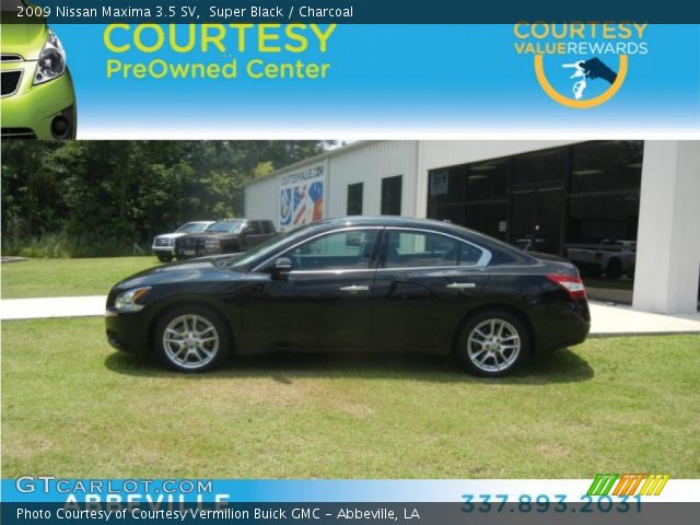 2009 Nissan Maxima 3.5 SV in Super Black