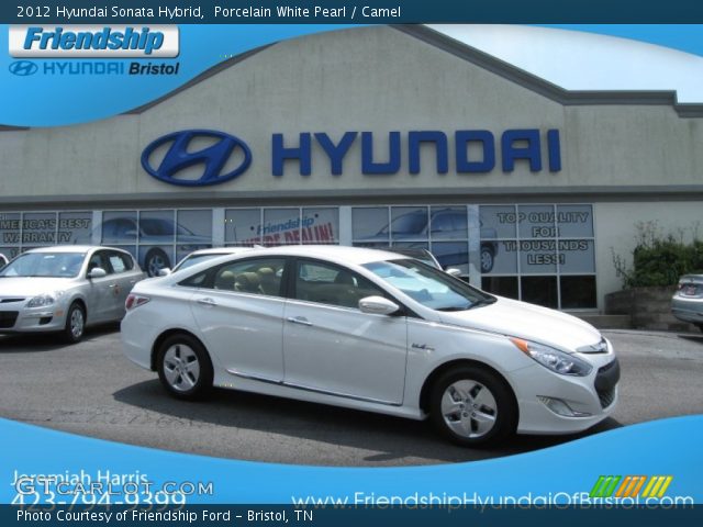 2012 Hyundai Sonata Hybrid in Porcelain White Pearl