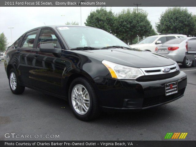 2011 Ford Focus SE Sedan in Ebony Black