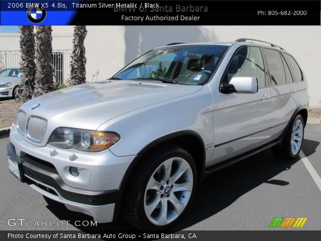 2006 BMW X5 4.8is in Titanium Silver Metallic