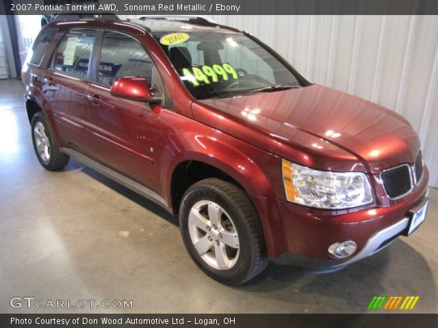 2007 Pontiac Torrent AWD in Sonoma Red Metallic