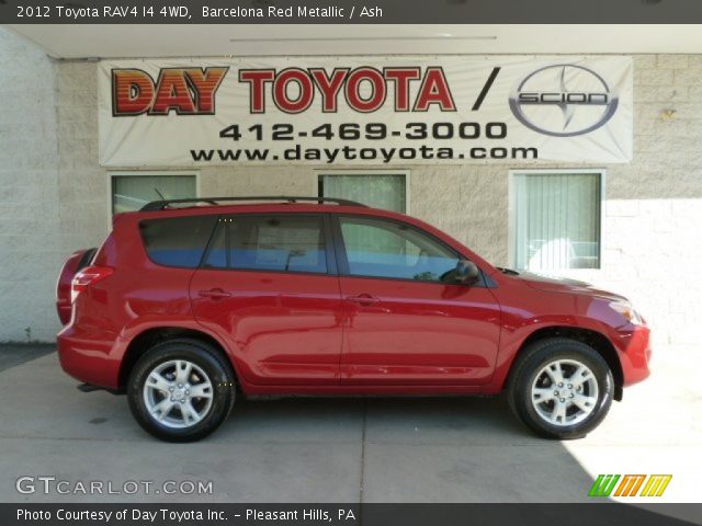 2012 Toyota RAV4 I4 4WD in Barcelona Red Metallic