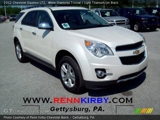 2012 Chevrolet Equinox LTZ in White Diamond Tricoat