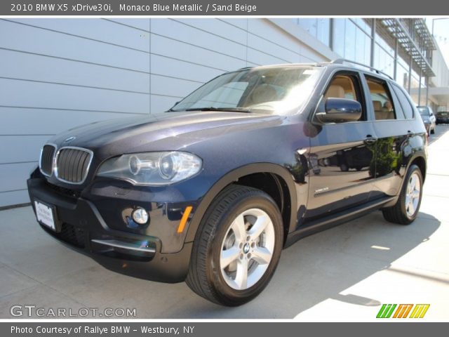 2010 BMW X5 xDrive30i in Monaco Blue Metallic