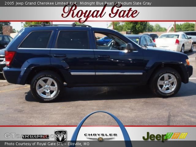 2005 Jeep Grand Cherokee Limited 4x4 in Midnight Blue Pearl