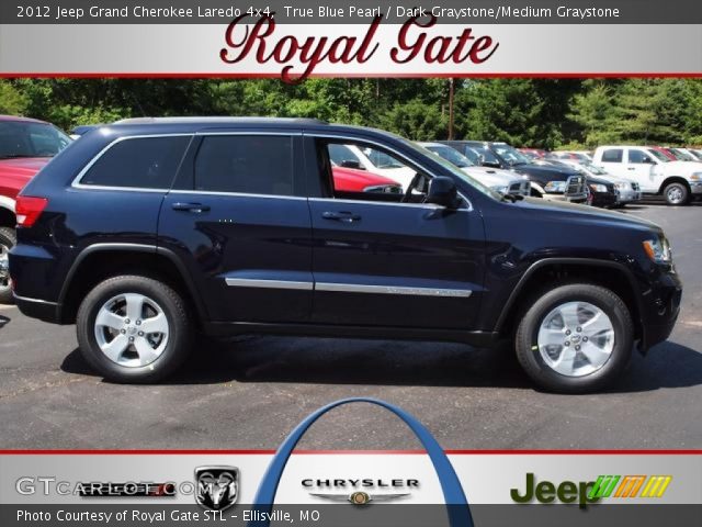 2012 Jeep Grand Cherokee Laredo 4x4 in True Blue Pearl