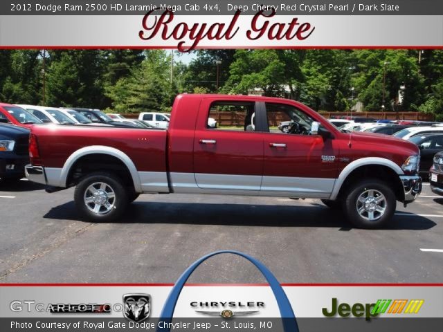 2012 Dodge Ram 2500 HD Laramie Mega Cab 4x4 in Deep Cherry Red Crystal Pearl