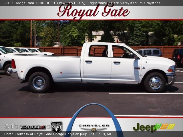 2012 Dodge Ram 3500 HD ST Crew Cab Dually in Bright White