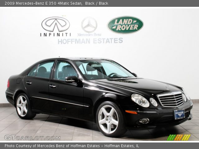 2009 Mercedes-Benz E 350 4Matic Sedan in Black
