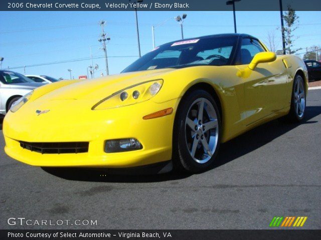 2006 Chevrolet Corvette Coupe in Velocity Yellow