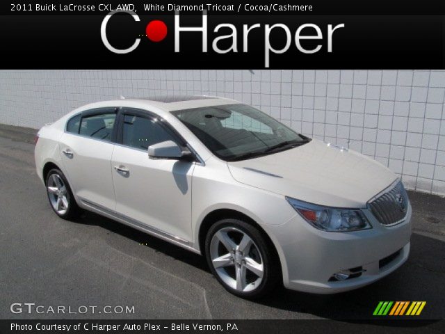 2011 Buick LaCrosse CXL AWD in White Diamond Tricoat