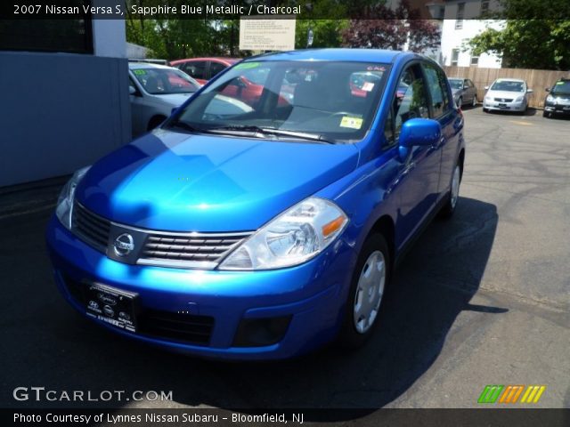 2007 Nissan Versa S in Sapphire Blue Metallic