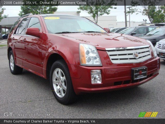 2008 Cadillac SRX V6 in Crystal Red