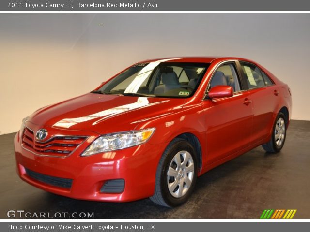 2011 Toyota Camry LE in Barcelona Red Metallic