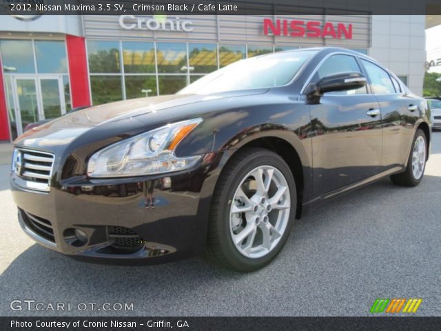 2012 Nissan Maxima 3.5 SV in Crimson Black