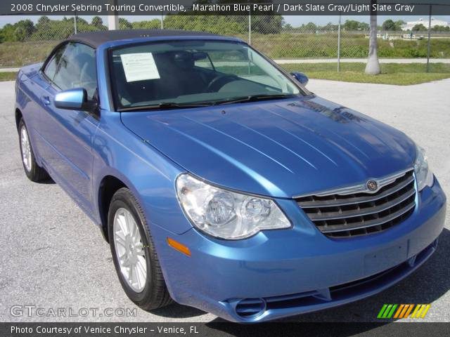2008 Chrysler Sebring Touring Convertible in Marathon Blue Pearl