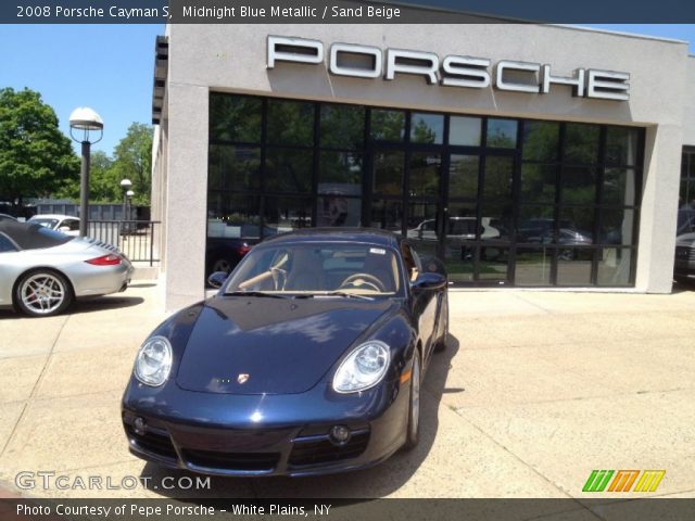 2008 Porsche Cayman S in Midnight Blue Metallic