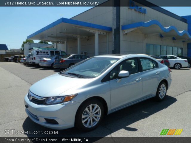2012 Honda Civic EX Sedan in Cool Mist Metallic