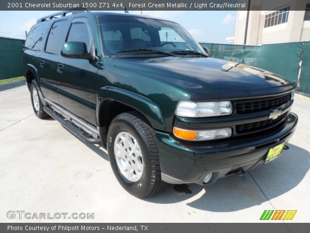 2001 Chevrolet Suburban 1500 Z71 4x4 in Forest Green Metallic