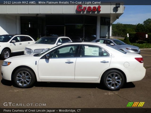 2012 Lincoln MKZ AWD in White Platinum Metallic Tri-Coat