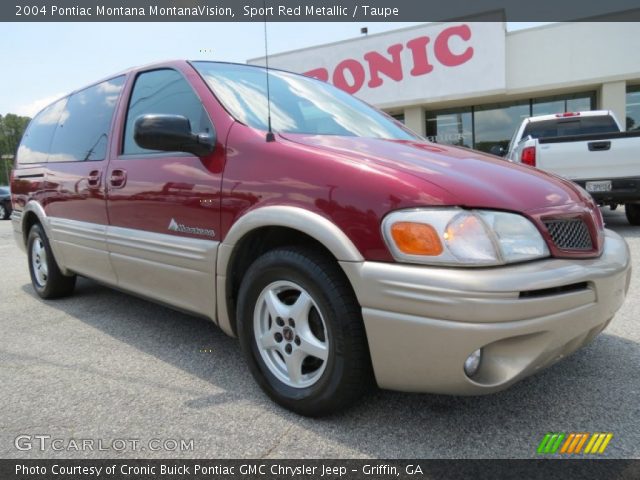 2004 Pontiac Montana MontanaVision in Sport Red Metallic