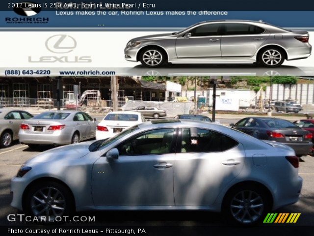 2012 Lexus IS 250 AWD in Starfire White Pearl